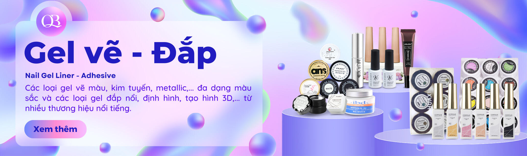 Gel vẽ - gel đắp